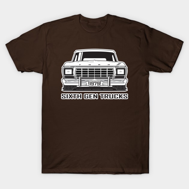 Sixth Gen Truck / Dentside 1973 - 1979 T-Shirt by RBDesigns